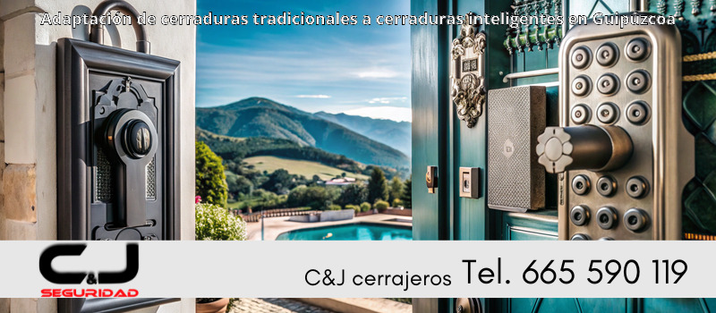 Adaptación de cerraduras tradicionales a cerraduras inteligentes en Guipúzcoa