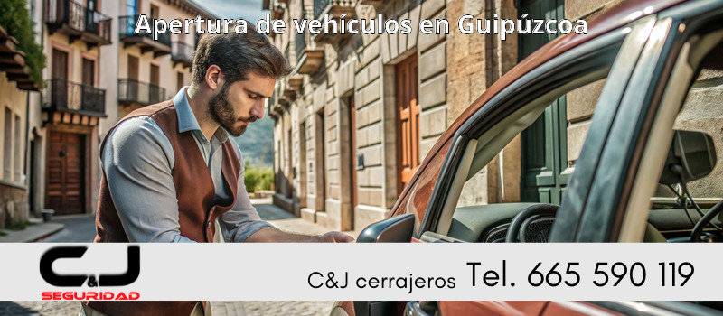 Apertura de vehículos en Guipúzcoa