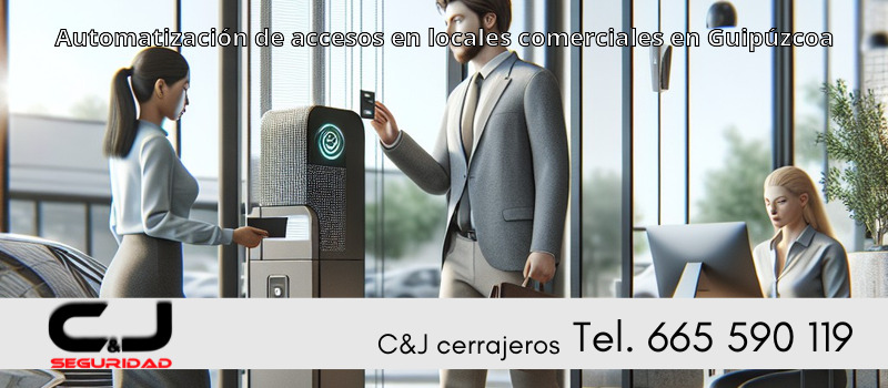 Automatización de accesos en locales comerciales en Guipúzcoa