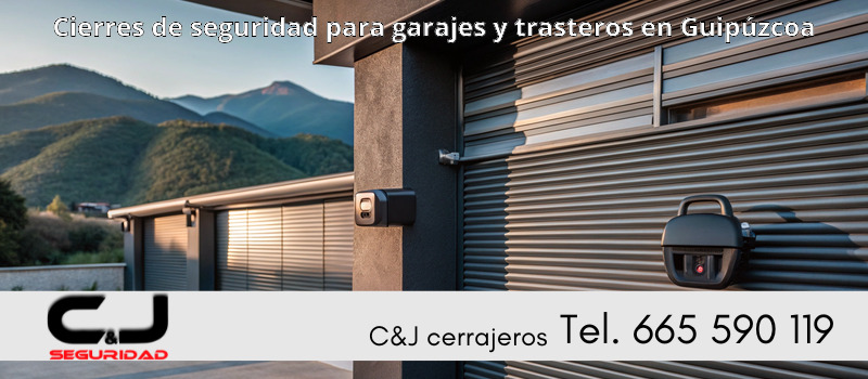 Cierres de seguridad para garajes y trasteros en Guipúzcoa