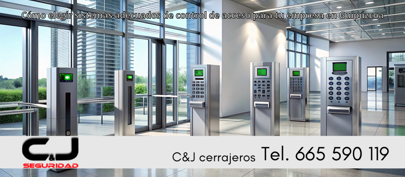 Cómo elegir sistemas adecuados de control de acceso para tu empresa en Guipúzcoa
