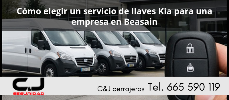 Cómo elegir un servicio de llaves Kia para una empresa en Beasain