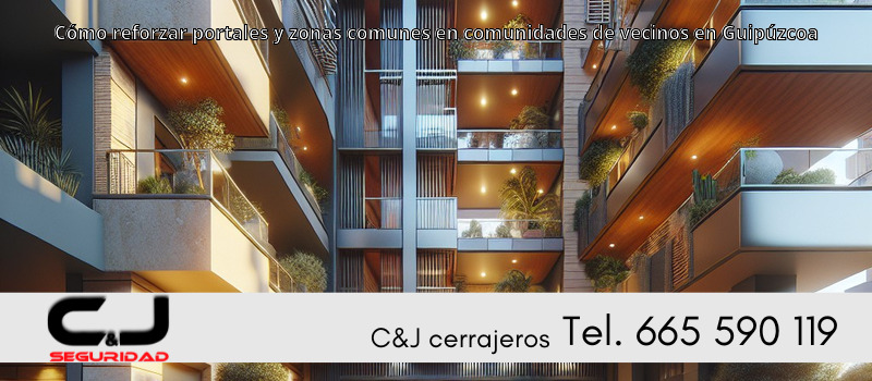 Cómo reforzar portales y zonas comunes en comunidades de vecinos en Guipúzcoa