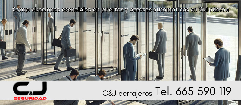 Comprobaciones esenciales en puertas y accesos automáticos en Guipúzcoa