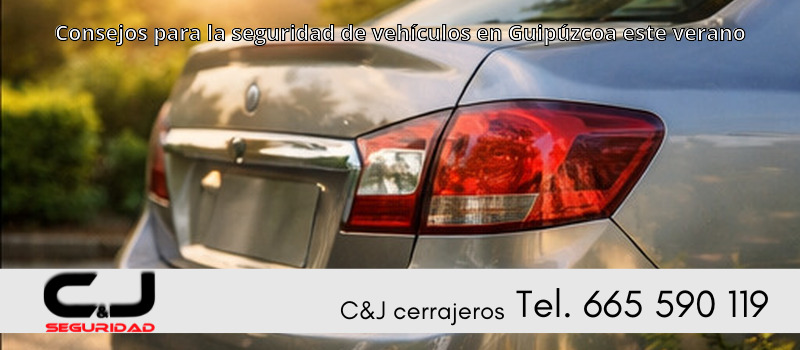 Consejos para la seguridad de vehículos en Guipúzcoa este verano