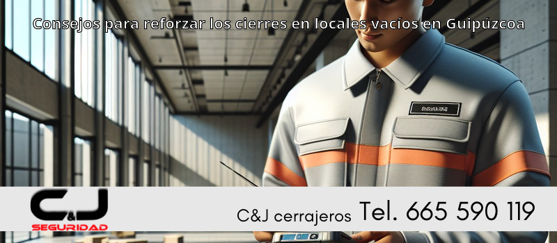 Consejos para reforzar los cierres en locales vacíos en Guipúzcoa