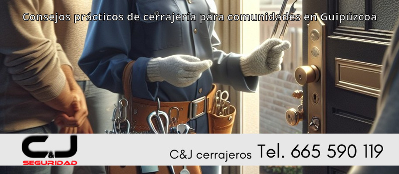 Consejos prácticos de cerrajería para comunidades en Guipúzcoa