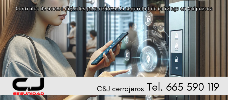 Controles de acceso digitales para reforzar la seguridad de colivings en Guipúzcoa
