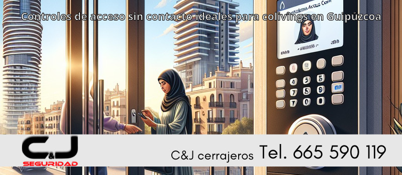 Controles de acceso sin contacto ideales para colivings en Guipúzcoa