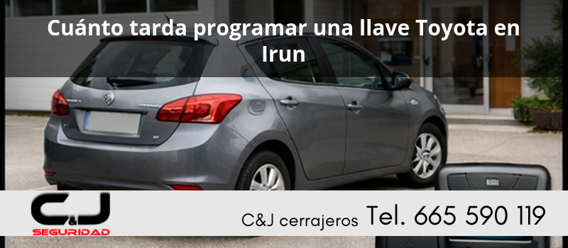 Cuánto tarda programar una llave Toyota en Irun
