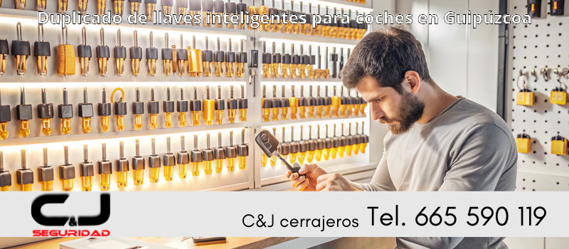 Duplicado de llaves inteligentes para coches en Guipúzcoa