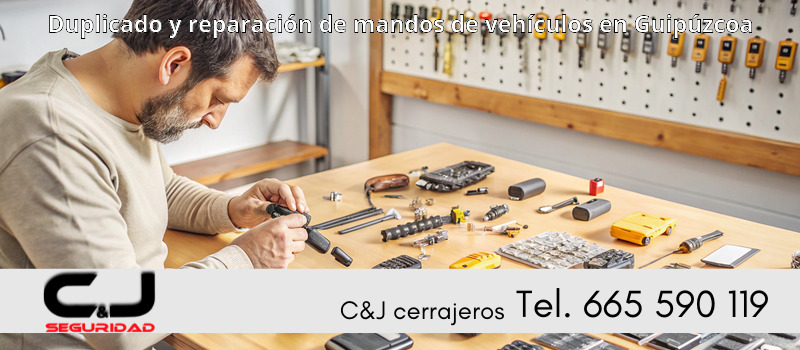 Duplicado y reparación de mandos de vehículos en Guipúzcoa