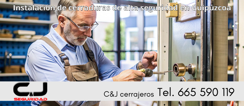 Instalación de cerraduras de alta seguridad en Guipúzcoa