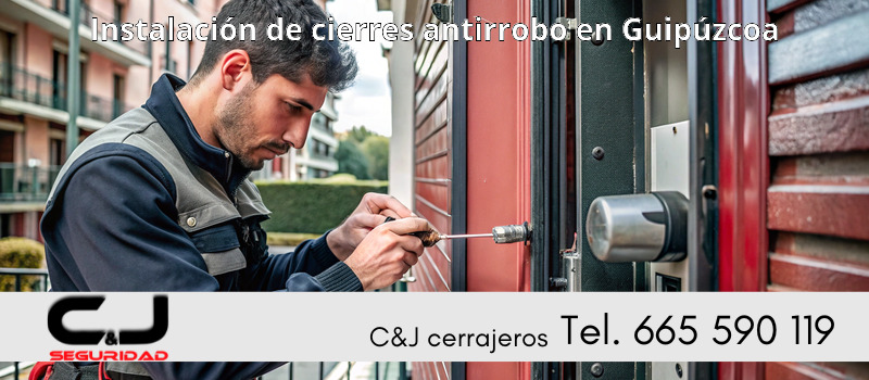Instalación de cierres antirrobo en Guipúzcoa