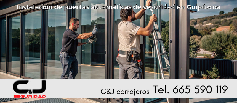 Instalación de puertas automáticas de seguridad en Guipúzcoa
