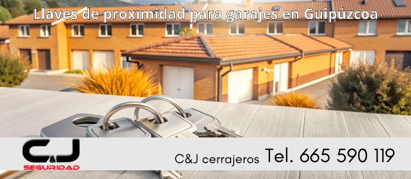 Llaves de proximidad para garajes en Guipúzcoa