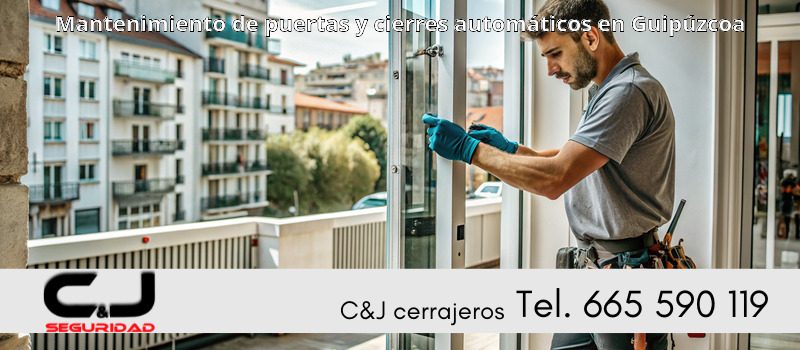 Mantenimiento de puertas y cierres automáticos en Guipúzcoa