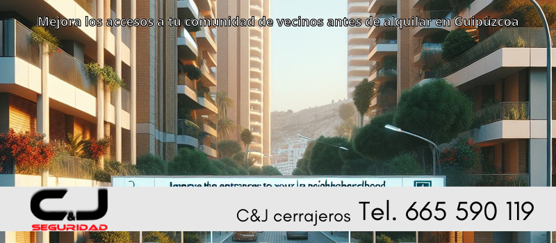 Mejora los accesos a tu comunidad de vecinos antes de alquilar en Guipúzcoa