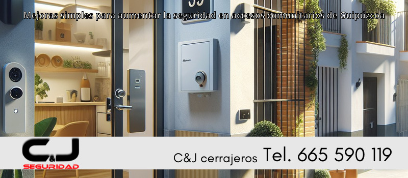 Mejoras simples para aumentar la seguridad en accesos comunitarios de Guipúzcoa