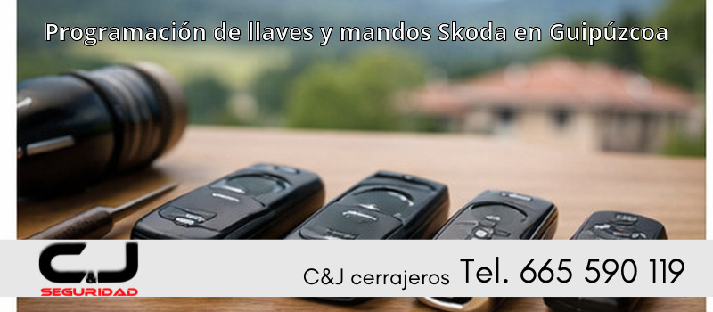 Programación de llaves y mandos Skoda en Guipúzcoa