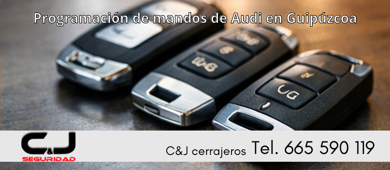 Programación de mandos de Audi en Guipúzcoa