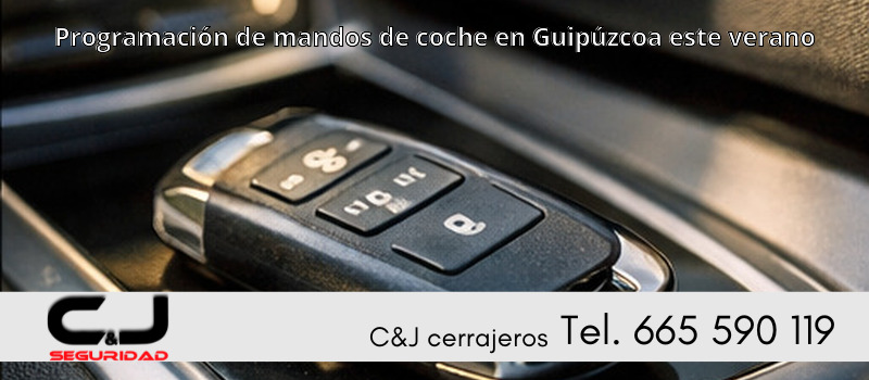 Programación de mandos de coche en Guipúzcoa este verano