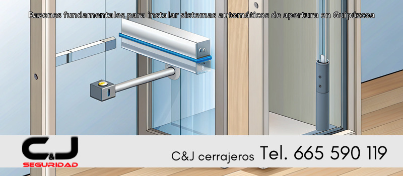 Razones fundamentales para instalar sistemas automáticos de apertura en Guipúzcoa