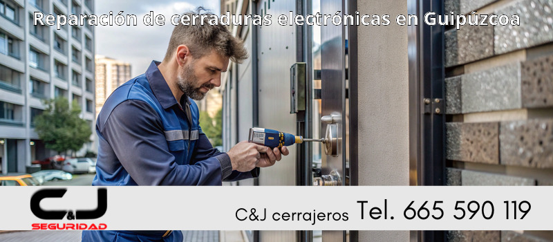 Reparación de cerraduras electrónicas en Guipúzcoa