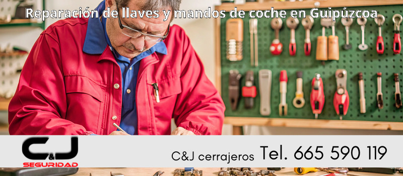 Reparación de llaves y mandos de coche en Guipúzcoa