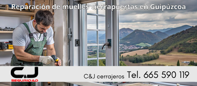 Reparación de muelles cierrapuertas en Guipúzcoa