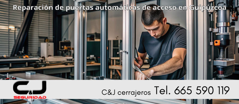 Reparación de puertas automáticas de acceso en Guipúzcoa