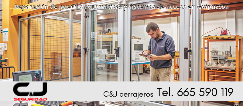 Reparación de puertas automáticas y sistemas de acceso en Guipúzcoa