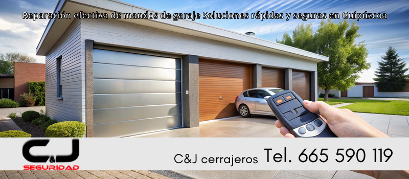 Reparación efectiva de mandos de garaje Soluciones rápidas y seguras en Guipúzcoa