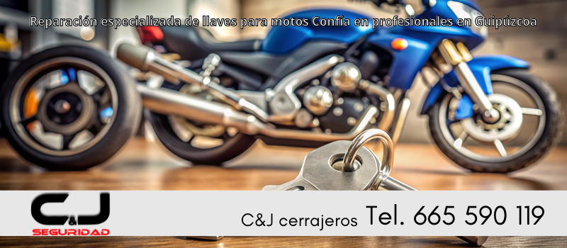 Reparación especializada de llaves para motos Confía en profesionales en Guipúzcoa