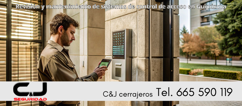 Revisión y mantenimiento de sistemas de control de acceso en Guipúzcoa