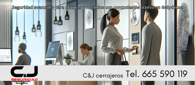 Seguridad avanzada para oficinas y negocios con controles de acceso en Guipúzcoa