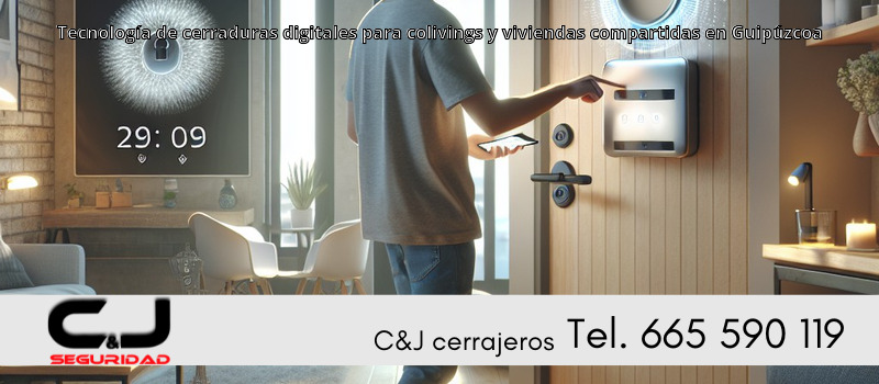 Tecnología de cerraduras digitales para colivings y viviendas compartidas en Guipúzcoa
