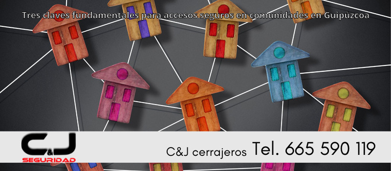 Tres claves fundamentales para accesos seguros en comunidades en Guipúzcoa