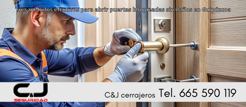 Tres métodos efectivos para abrir puertas bloqueadas sin daños en Guipúzcoa
