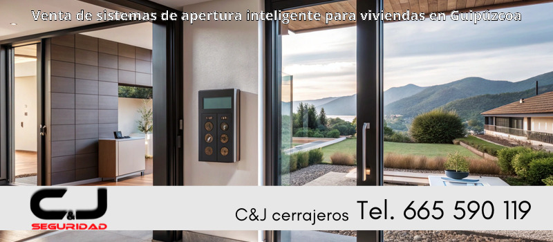 Venta de sistemas de apertura inteligente para viviendas en Guipúzcoa