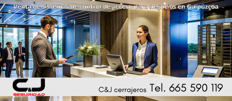 Venta de sistemas de control de acceso para negocios en Guipúzcoa