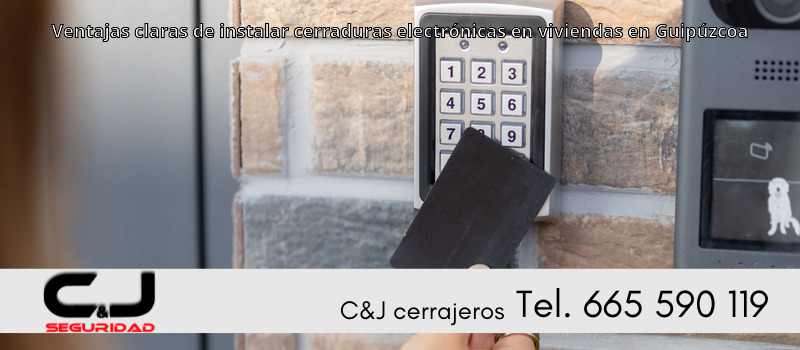 Ventajas claras de instalar cerraduras electrónicas en viviendas en Guipúzcoa